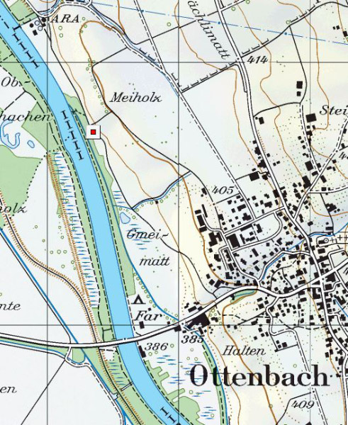 Datei:Biber hasenloch 8 9 19 Karte swisstopo.jpg